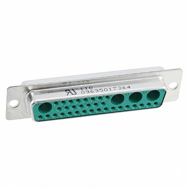 09695017364 CONN D-SUB RCPT 36POS SLDR CUP