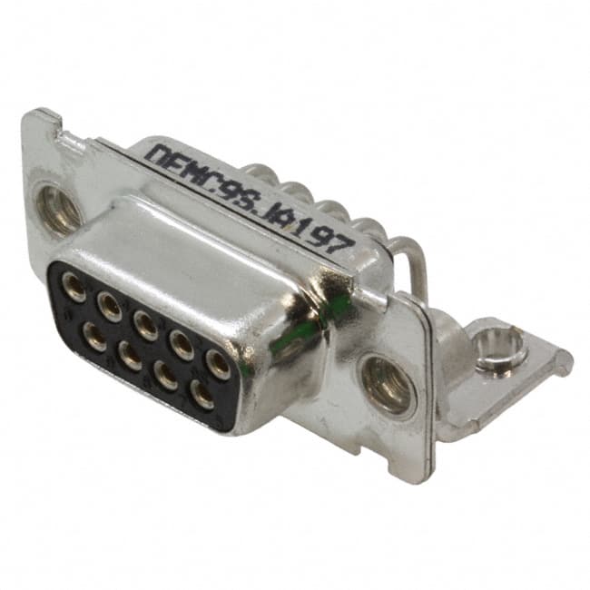 DEMC-9S-J-A197 CONN D-SUB RCPT 9POS R/A SLDR