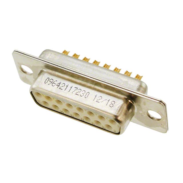 09642117230 CONN D-SUB RCPT 15POS SLDR CUP