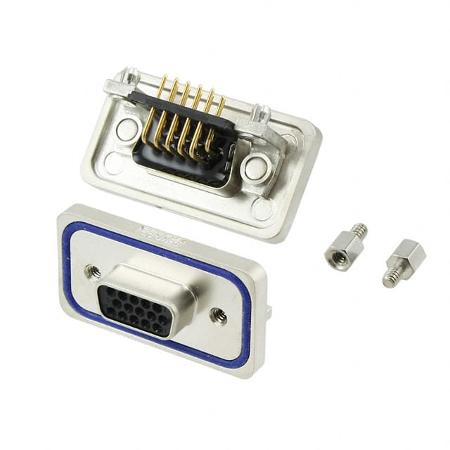 15-002243 CONN D-SUB HD RCPT 15P R/A SLDR