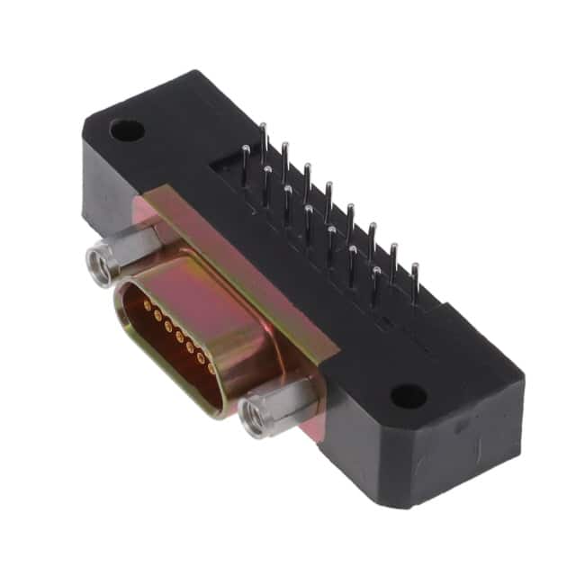 MDM-15SBRP CONN MICRO-D RCPT 15POS R/A SLDR
