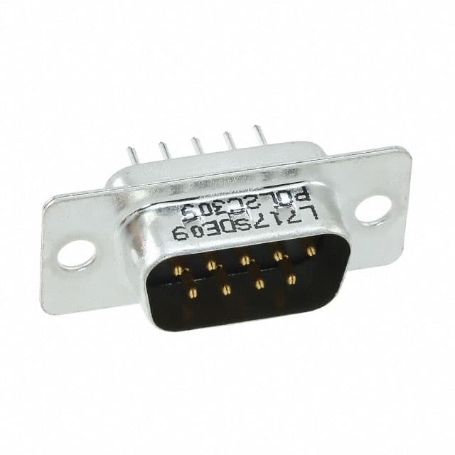 L717SDE09POL2C309 CONN D-SUB PLUG 9POS VERT SLDR