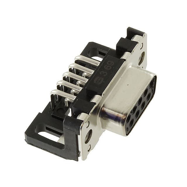 09661127601 CONN D-SUB RCPT 9POS R/A SLDR