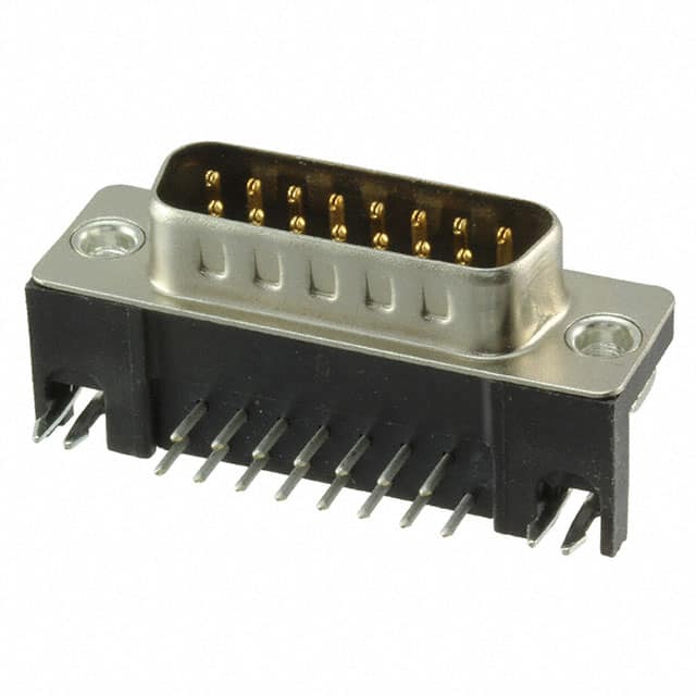 09682635811 CONN D-SUB PLUG 15POS R/A SLDR