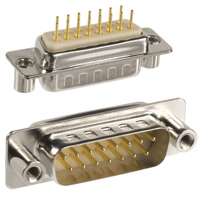 172-E15-113R031 CONN D-SUB PLUG 15P PNL MNT SLDR