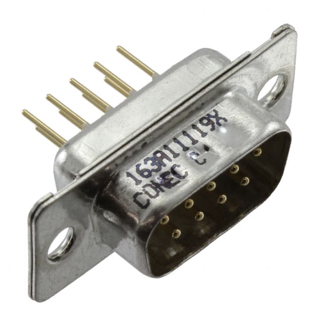 163A11119X CONN D-SUB PLUG 9POS VERT SLDR