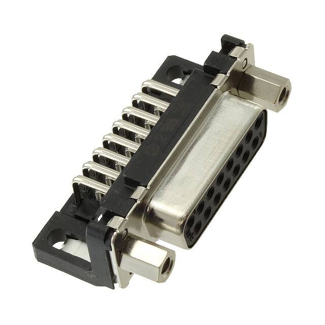 09662536613 CONN D-SUB RCPT 15POS R/A SLDR