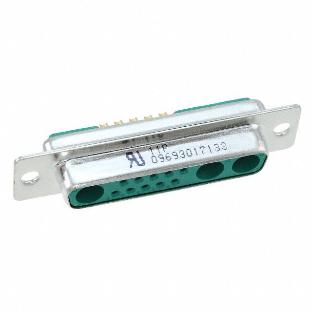 09693017133 CONN D-SUB RCPT 13POS SLDR CUP