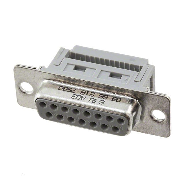 09662187500 CONN D-SUB RCPT 15P PNL MNT IDC
