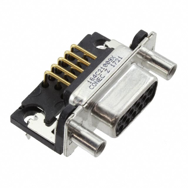 164C21009X CONN D-SUB HD RCPT 15P R/A SLDR