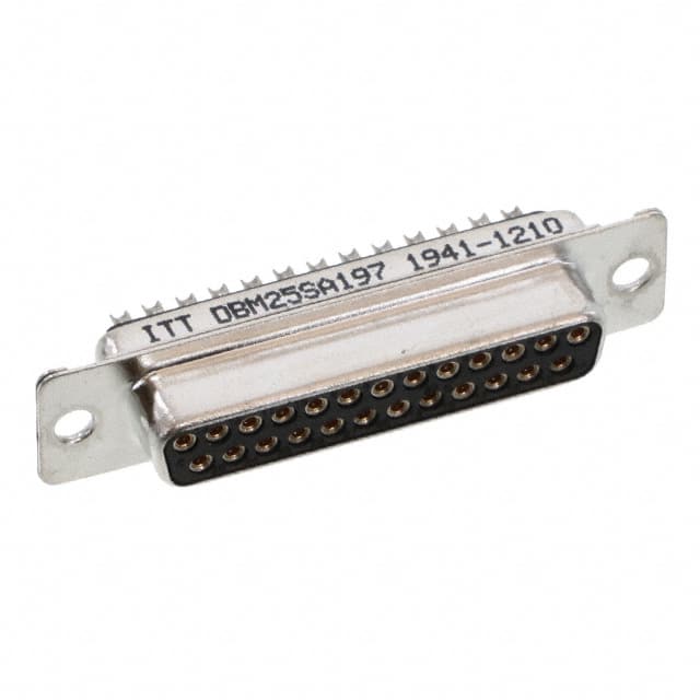 DBM25SA197 CONN D-SUB RCPT 25POS PNL MNT