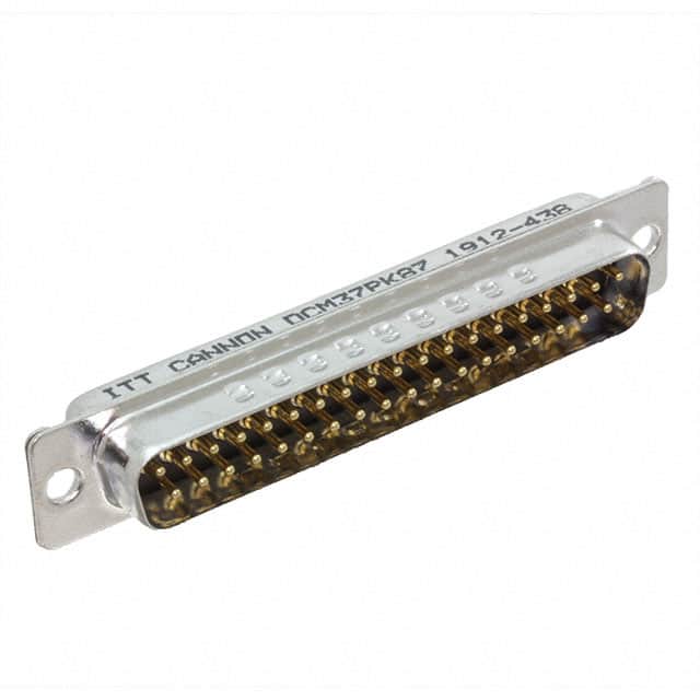 DCM37PK87 CONN D-SUB PLUG 37POS PNL MNT