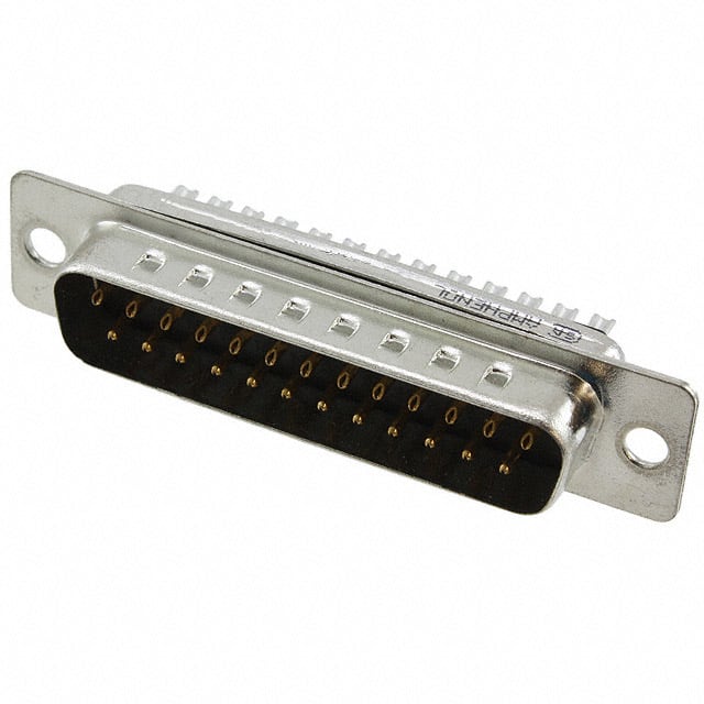 FCE17B25PM240 CONN D-SUB PLUG 25POS SLDR CUP