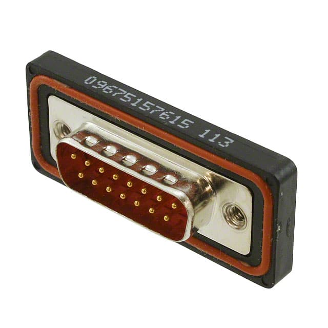 09675157615 CONN D-SUB PLUG 15POS PNL MNT