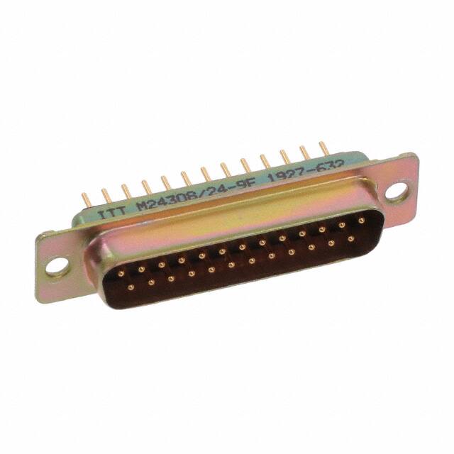 M24308/24-9F CONN DSUB PLUG 25POS PNL MNT SLD