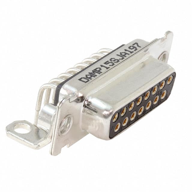 DAMP15SJA197 CONN D-SUB RCPT 15POS R/A SLDR