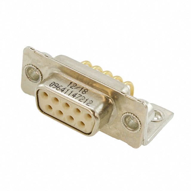 09641147212 CONN D-SUB RCPT 9POS R/A SLDR