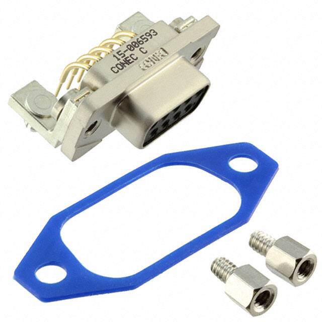 15-006593 CONN D-SUB RCPT 9POS R/A SLDR