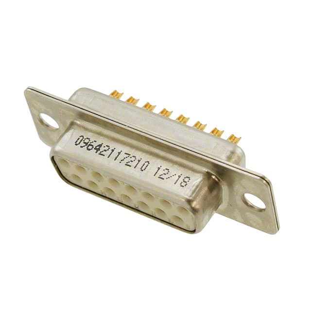 09642117210 CONN D-SUB RCPT 15POS SLDR CUP