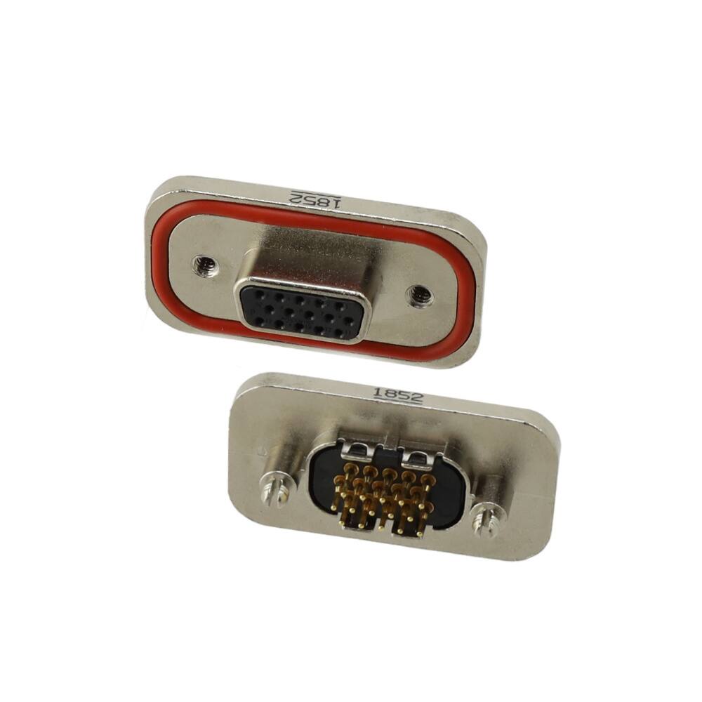 MDBRE15SMAN0 CONN D-SUB HD RCPT 15POS PNL MNT