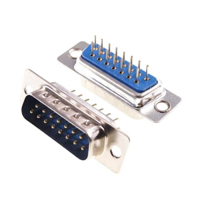 DD15M32S50T0/AA CONN D-SUB HD PLUG 15P VERT SLDR