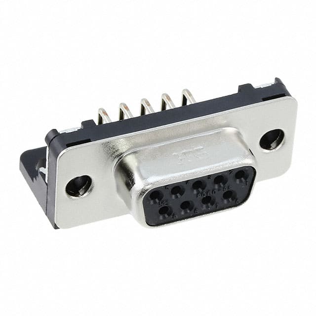 RDED-9SE1/M2.6(55) CONN D-SUB RCPT 9POS R/A SLDR