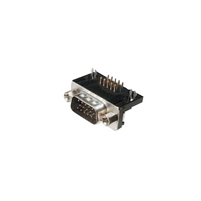 A-HDS 15 A-KG/T CONN D-SUB HD PLUG 15P R/A SLDR