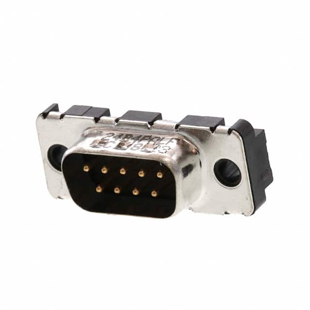 D09P24B4PA00LF CONN D-SUB PLUG 9POS VERT SLDR