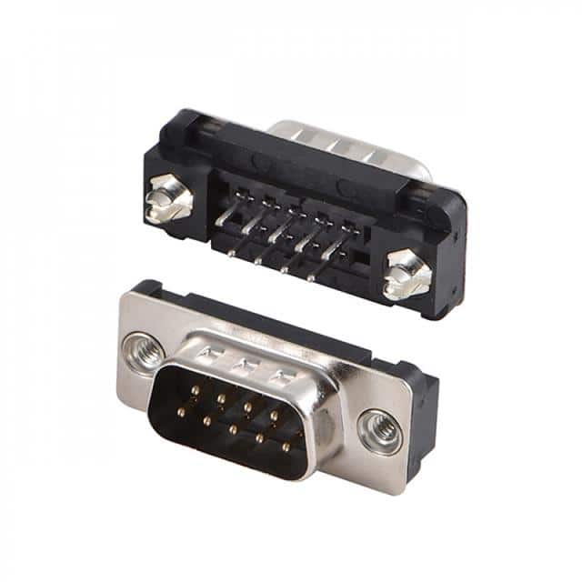 A-DS 09 PP/LP-T1-THT CONN D-SUB PLUG 9POS VERT SLDR