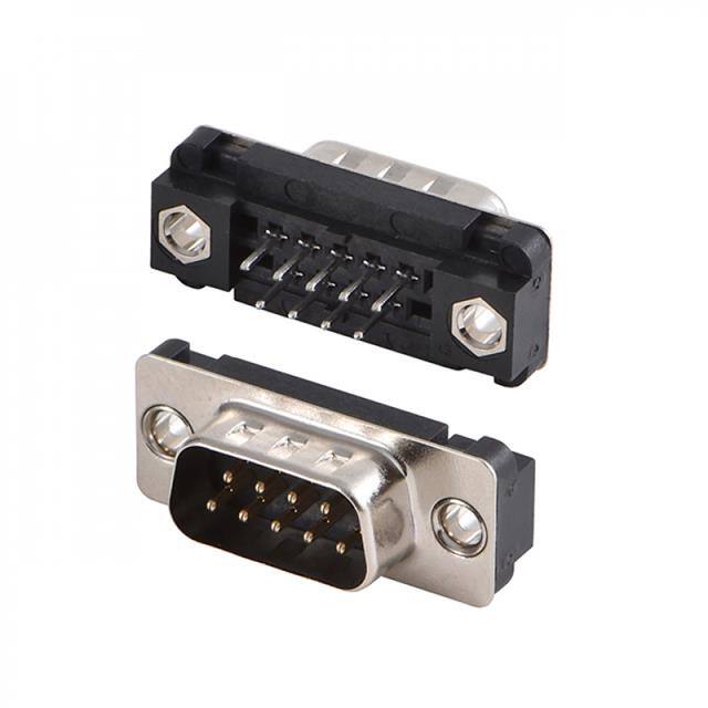 A-DS 09 PP/LP-THT CONN D-SUB PLUG 9POS VERT SLDR