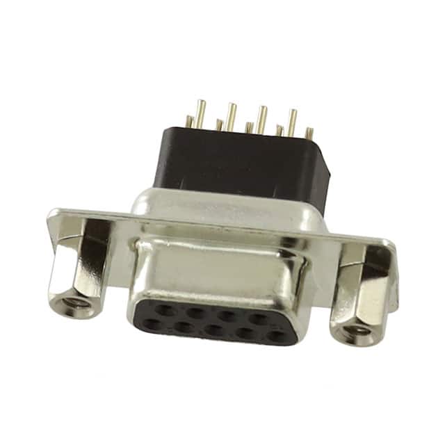 DE09-SE-1-JS CONN D-SUB RCPT 9POS VERT SLDR