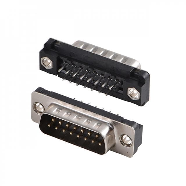 A-DS 15 PP/LP-T-THT CONN D-SUB PLUG 15POS VERT SLDR