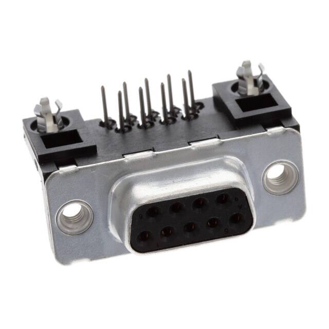 D09S13F6GL00LF CONN D-SUB RCPT 9POS R/A SLDR