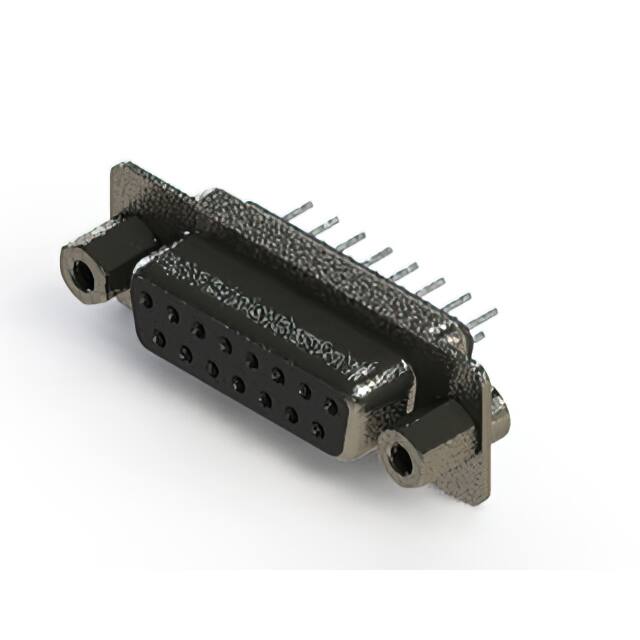 628-015-220-043 CONN D SUB RCPT 15POS VERT METAL