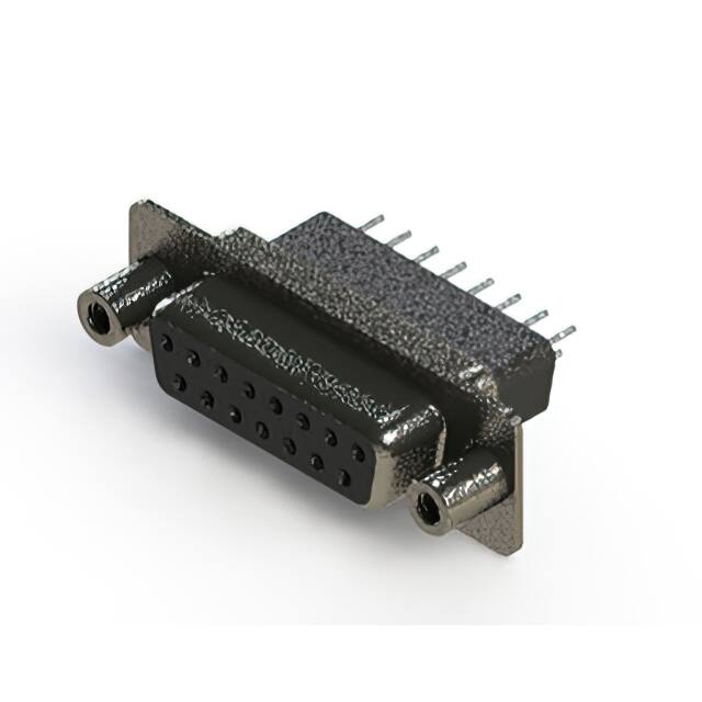 628-015-221-258 CONN D-SUB RCPT 15POS VERT SLDR