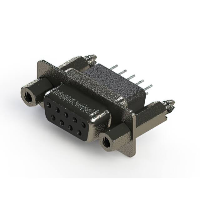 628-009-221-257 CONN D-SUB RCPT 9POS VERT SLDR