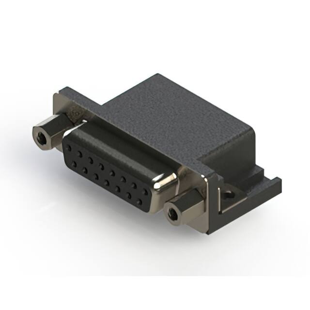626-015-262-013 CONN D SUB RCPT 15POS R/A .590