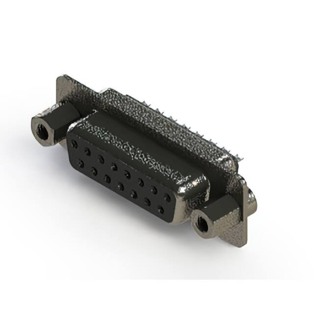 628-015-322-043 CONN D SUB RCPT 15POS VERT METAL