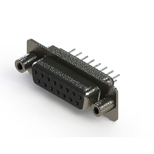 628-015-320-048 CONN D SUB RCPT 15POS VERT METAL