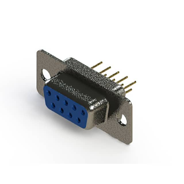 628-M09-221-LT1 628M SERIES VERTICAL D-SUB RECEP