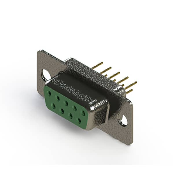 628-M09-221-GT1 628M SERIES VERTICAL D-SUB RECEP