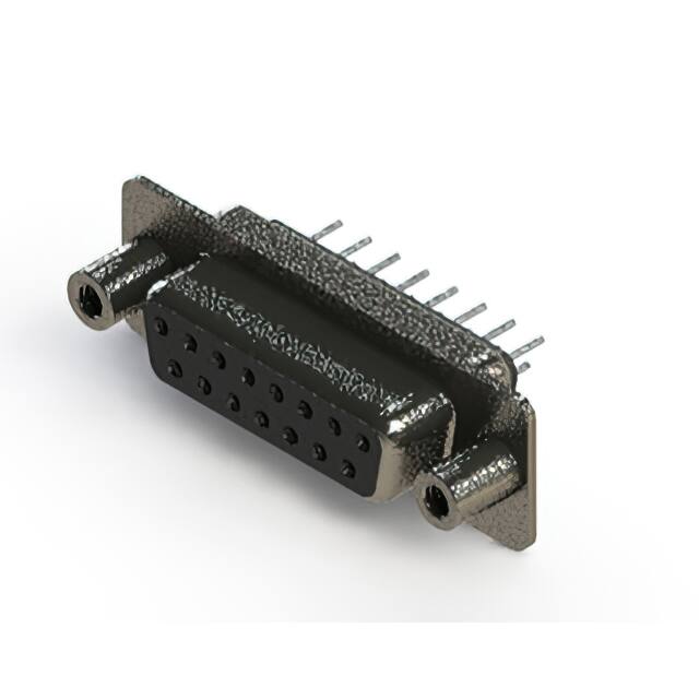 628-015-620-048 CONN D SUB RCPT 15POS VERT METAL