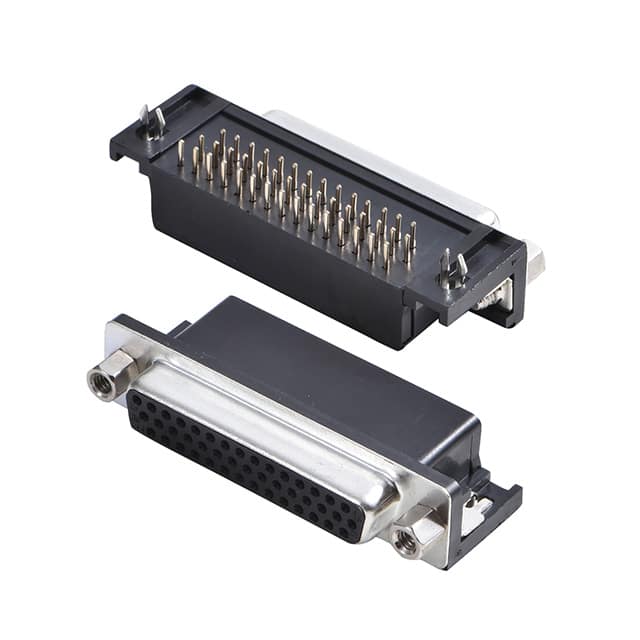 A-HDF 44 A-KG/T CONN D-SUB HD RCPT 44P R/A SLDR