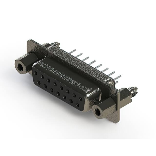 628-015-320-047 CONN D SUB RCPT 15POS VERT METAL