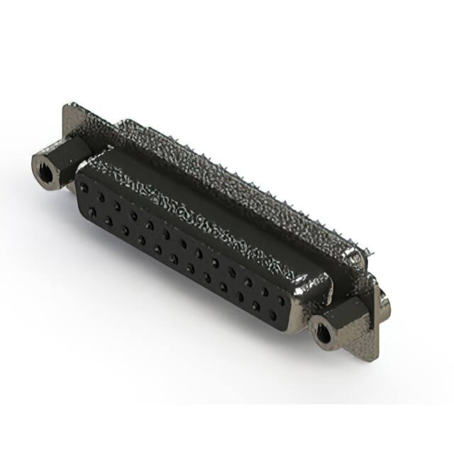 628-025-322-043 CONN D SUB RCPT 25POS VERT METAL