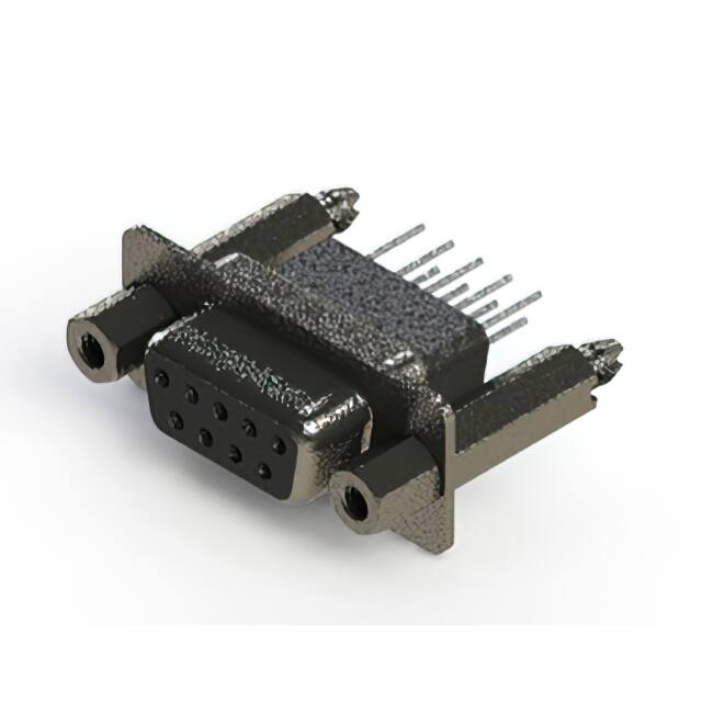 628-009-371-257 CONN D-SUB RCPT 9POS VERT SLDR