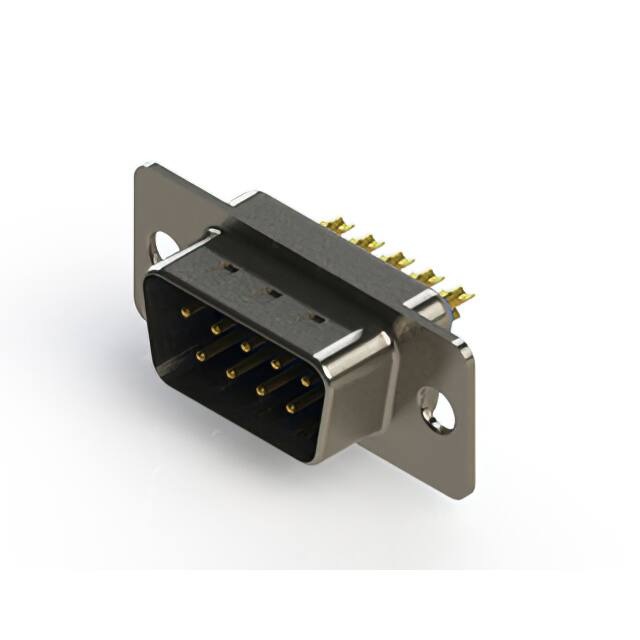627-M09-222-LN1 627M SERIES VERTICAL D-SUB PLUG