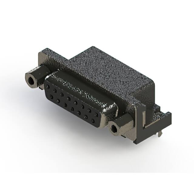630-015-340-033 CONN D SUB RCPT 15POS R/A .370