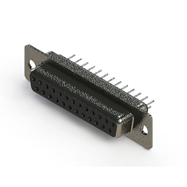 628-025-620-041 CONN D SUB RCPT 25POS VERT METAL