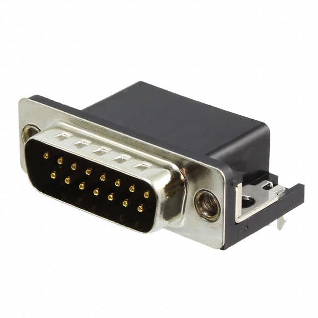 ADS15A-KG-TAXB5 CONN D-SUB PLUG 15POS R/A SLDR